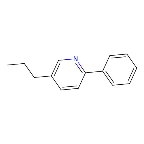 2-Phenyl-5-propylpyridine structure