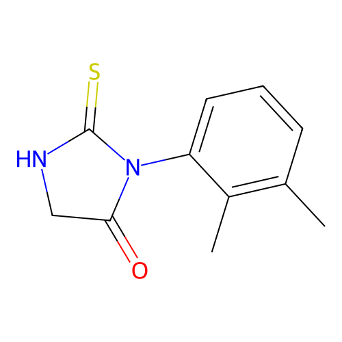 3-(2,3-dimethylphenyl)-2-mercapto-3,5-dihydro-4H-imidazol-4-one structure