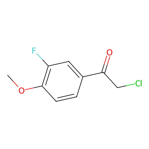 2-Chloro-1-(3-fluoro-4-methoxyphenyl)ethan-1-one structure
