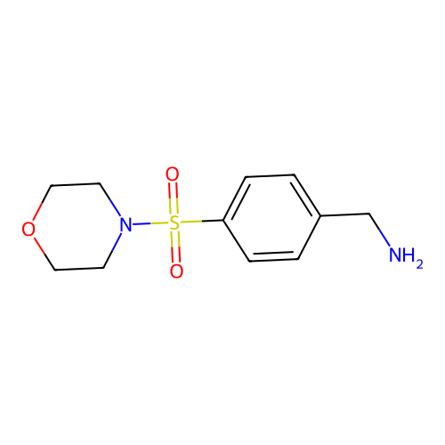 [4-(Morpholine-4-sulfonyl)phenyl]methanamine structure