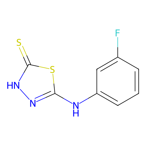 5-[(3-Fluorophenyl)amino]-1,3,4-thiadiazole-2-thiol structure