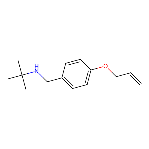 Tert-butyl({[4-(prop-2-en-1-yloxy)phenyl]methyl})amine structure