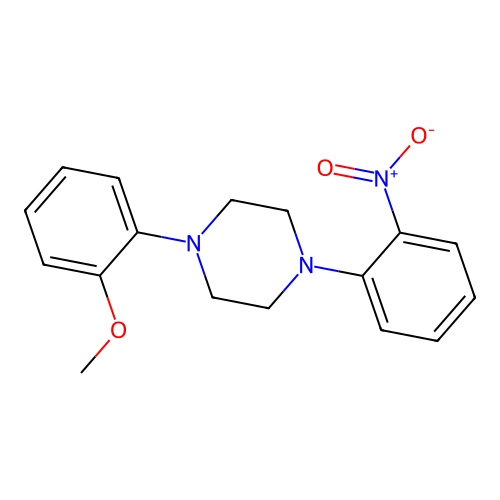 1-(2-Methoxyphenyl)-4-(2-nitrophenyl)piperazine structure