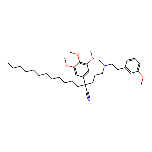 Dagapamil structure