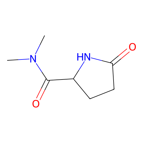 N,N-dimethyl-5-oxopyrrolidine-2-carboxamide structure