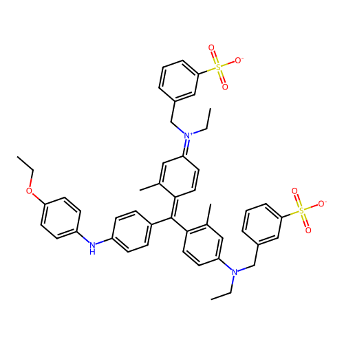Brilliant Blue Ammonium Salt structure