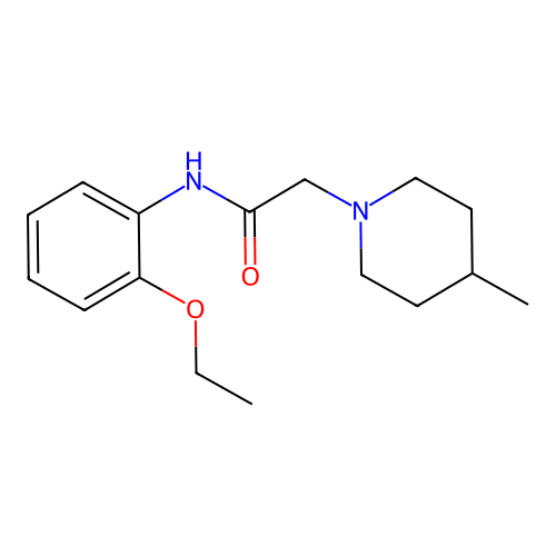 N-(2-ethoxyphenyl)-2-(4-methylpiperidin-1-yl)acetamide structure