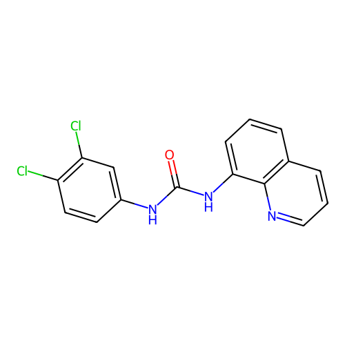 1-(3,4-Dichlorophenyl)-3-quinolin-8-ylurea structure