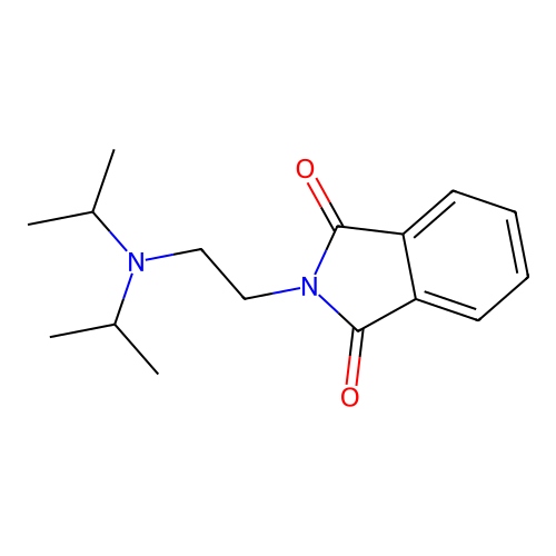 2-{2-[Di(propan-2-yl)amino]ethyl}-1H-isoindole-1,3(2H)-dione structure