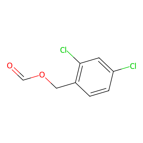 (2,4-Dichlorophenyl)methyl formate structure