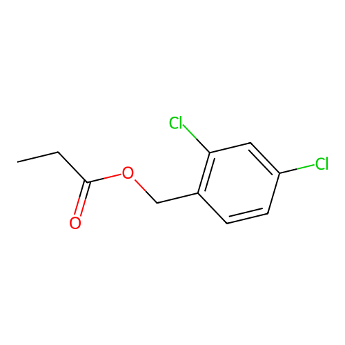 (2,4-Dichlorophenyl)methyl propanoate structure