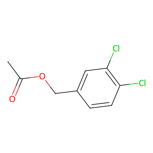 (3,4-Dichlorophenyl)methyl acetate structure
