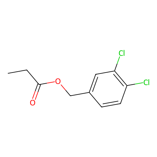 (3,4-Dichlorophenyl)methyl propanoate structure