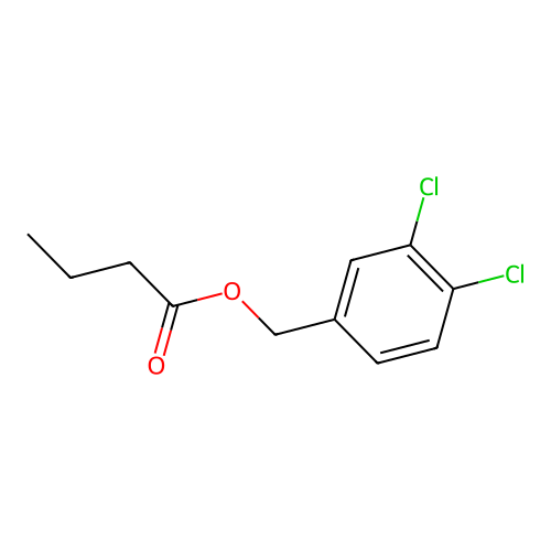 (3,4-Dichlorophenyl)methyl butanoate structure