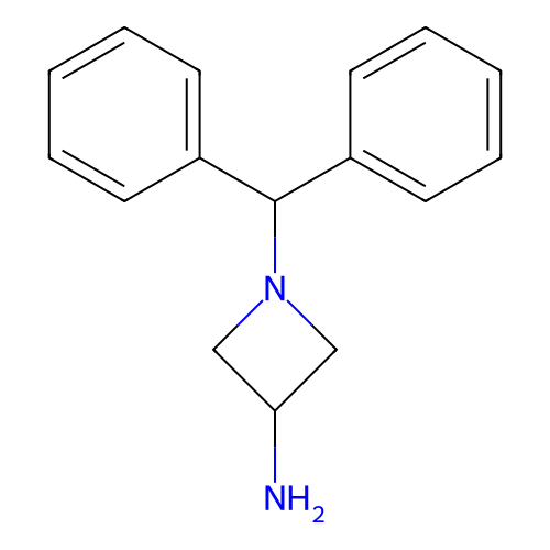 3-Amino-1-(diphenylmethyl)azetidine structure