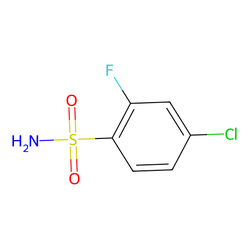 4-Chloro-2-fluorobenzene-1-sulfonamide structure