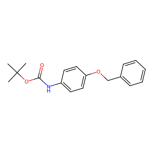 Tert-butyl N-[4-(benzyloxy)phenyl]carbamate structure
