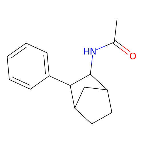 N-(3-Phenylbicyclo[2.2.1]heptan-2-yl)acetamide structure