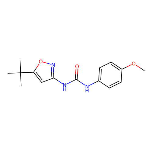 1-(5-(tert-Butyl)isoxazol-3-yl)-3-(4-methoxyphenyl)urea structure