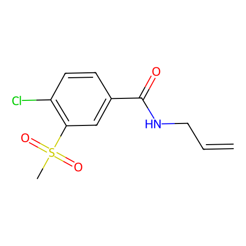 n-Allyl-4-chloro-3-(methylsulfonyl)benzamide structure