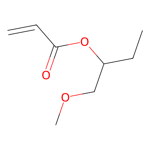 1-(Methoxymethyl)propyl acrylate structure