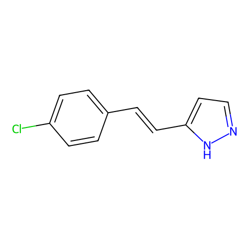 3-(4-Chlorostyryl)-1H-Pyrazole structure