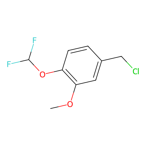 4-(Chloromethyl)-1-(difluoromethoxy)-2-methoxybenzene structure