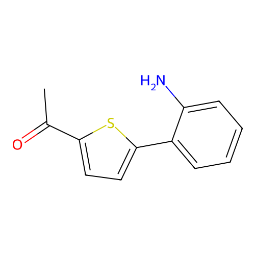1-[5-(2-Aminophenyl)thiophen-2-yl]ethan-1-one structure