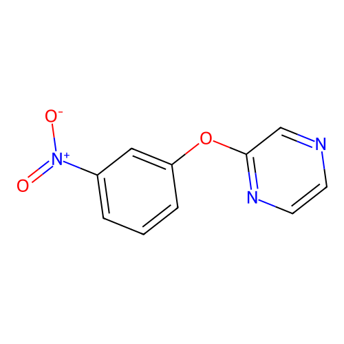 2-(3-Nitrophenoxy)pyrazine structure