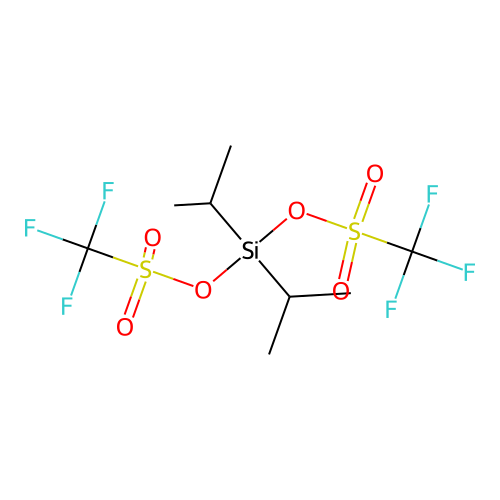 Diisopropylsilyl bis(trifluoromethanesulfonate) structure