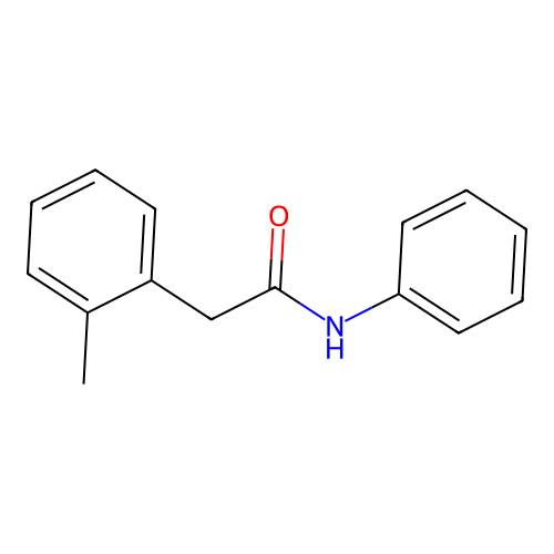 2-(2-methylphenyl)-N-phenylacetamide structure