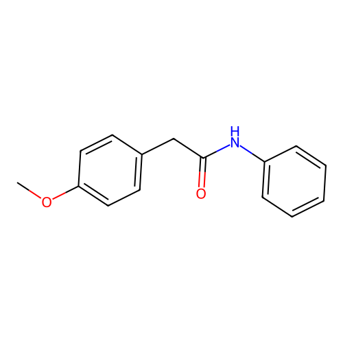 2-(4-methoxyphenyl)-N-phenylacetamide structure