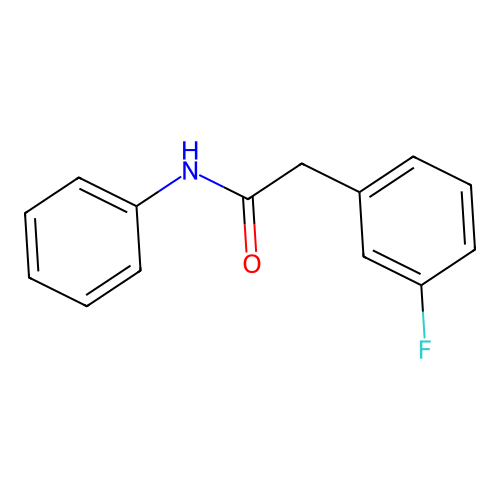 2-(3-fluorophenyl)-N-phenylacetamide structure