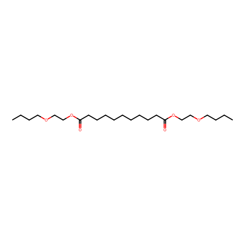 Bis(2-butoxyethyl) undecanedioate structure