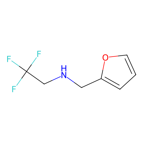 ((Furan-2-yl)methyl)(2,2,2-trifluoroethyl)amine structure