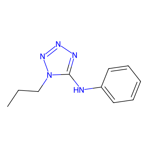 1-Propyl-5-(phenylamino)-1H-tetrazole structure