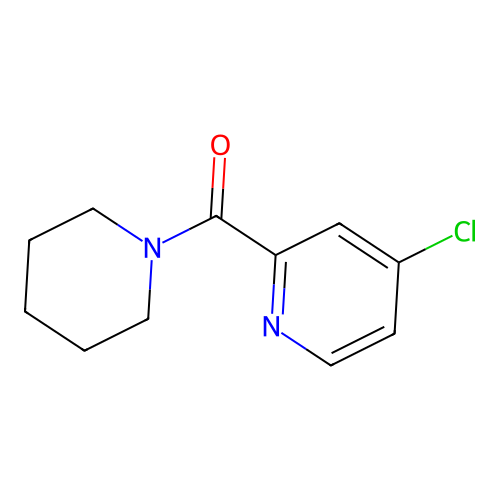 4-Chloro-2-(piperidine-1-carbonyl)pyridine structure