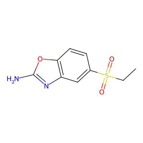 5-(Ethylsulfonyl)-2-benzoxazolamine structure