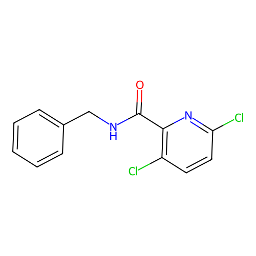 N-benzyl-3,6-dichloropyridine-2-carboxamide structure
