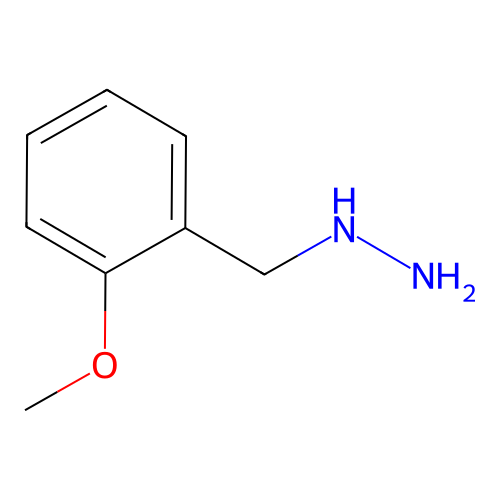 (2-Methoxybenzyl)hydrazine structure