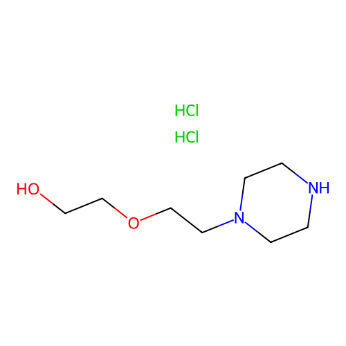 2-(2-(Piperazin-1-yl)ethoxy)ethanol dihydrochloride structure