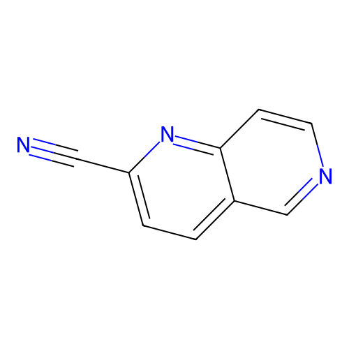 1,6-Naphthyridine-2-carbonitrile structure