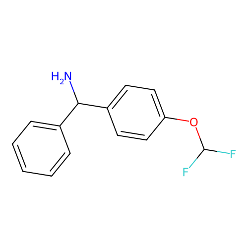 [4-(Difluoromethoxy)phenyl](phenyl)methanamine structure