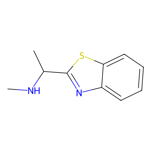 [1-(1,3-Benzothiazol-2-yl)ethyl](methyl)amine structure