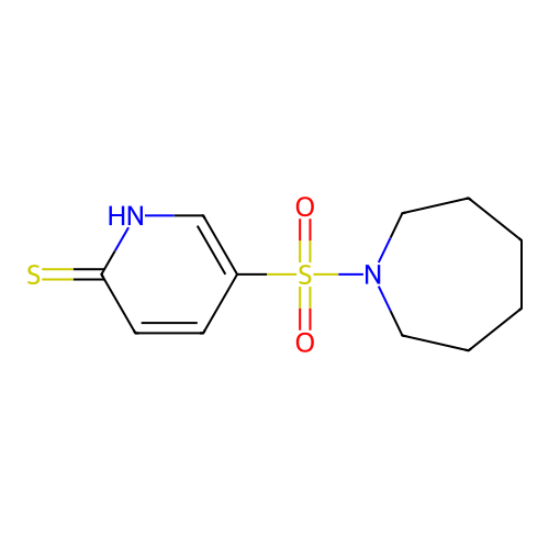 5-(Azepane-1-sulfonyl)pyridine-2-thiol structure