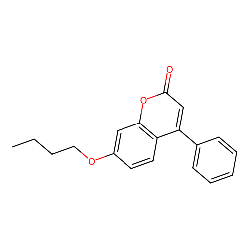 7-Butoxy-4-phenylchromen-2-one structure