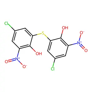 2,2'-Thiobis(4-chloro-6-nitrophenol) structure
