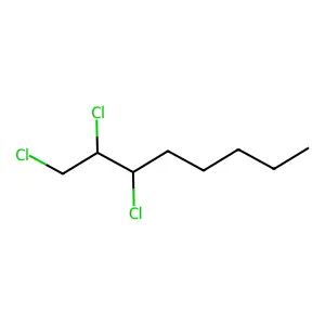1,2,3-Trichlorooctane structure