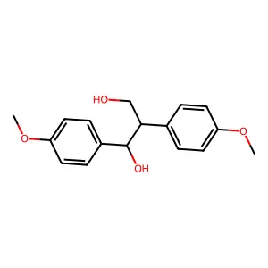 1,3-Propanediol, 1,2-bis(4-methoxyphenyl)- structure
