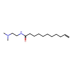 N-(2-(二甲氨基)乙基)-10-十一碳烯酰胺 structure